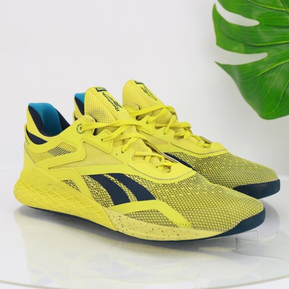 Reebok Other - Reebok Mens Nano X Running Shoe Size 12.5 Neon Yellow Crossfit Sneaker Trainer